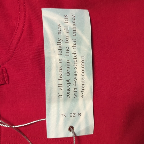 D'all American Jeans - cherry red - XL - bootcut - Picture 2 of 4